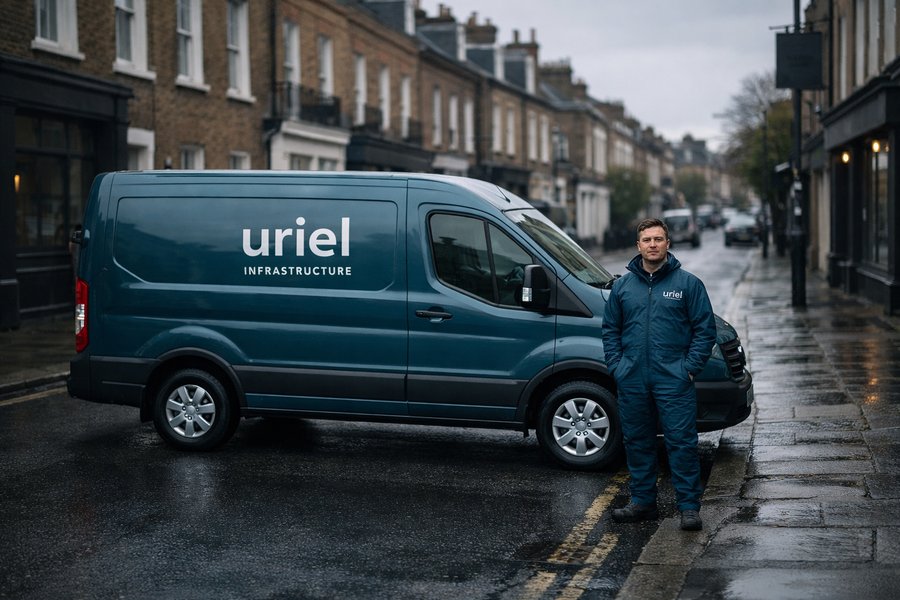 Uriel Infrastructure branded van